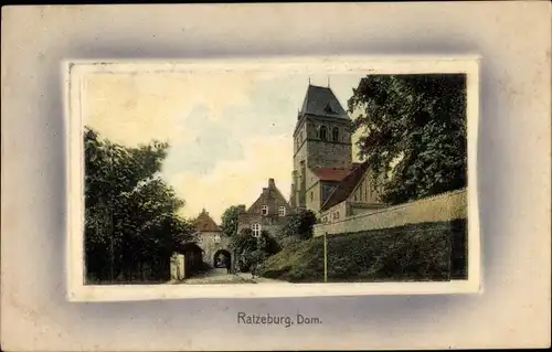 Präge Passepartout Ak Ratzeburg in Schleswig Holstein, Dom