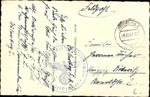 Ak Jüterbog in Brandenburg, Markt, Rathaus, St. Nikolai Kirche