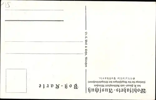 Künstler Ak Metz Moselle, Eine Boarische, Schlachtszene, Franzosen, Ludwig Thoma Gedicht, I. WK