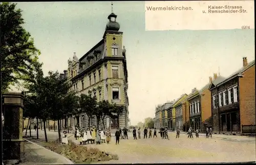 Ak Wermelskirchen im Bergischen Land, Kaiserstraße, Remscheider Straße
