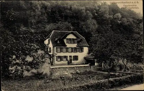 Ak Auerbach Bensheim an der Bergstraße in Hessen, Gagelsmühle, Hochstädter Tal