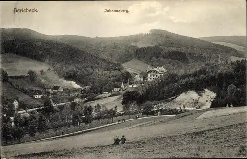 Ak Berlebeck Detmold in Nordrhein Westfalen, Johannaberg, Panorama