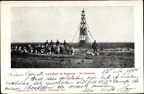 Ak Harskamp Ede Gelderland Niederlande, Legerplaats, De Seintoren