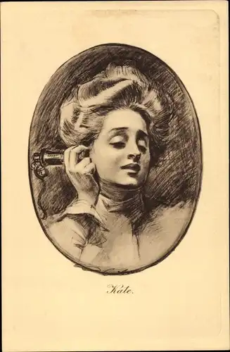 Künstler Ak Gibson, W., Kate, Frauenportrait, Telefon, Life's Comedy