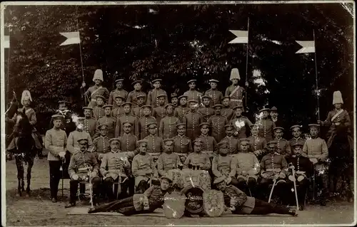 Foto Ak Deutsche Soldaten in Uniformen, Gruppenportrait, Reserve 1903/06