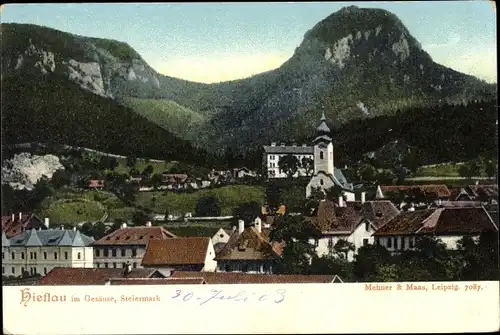 Ak Hieflau Steiermark, Gesäuse, Ortschaft