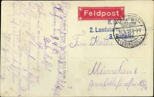 Ak Deutsche Soldaten in Uniformen, Landwehr