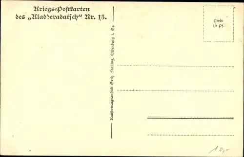 Künstler Ak Der Verstoß gegen den bon ton, Joffre, Kronprinz Rupprecht