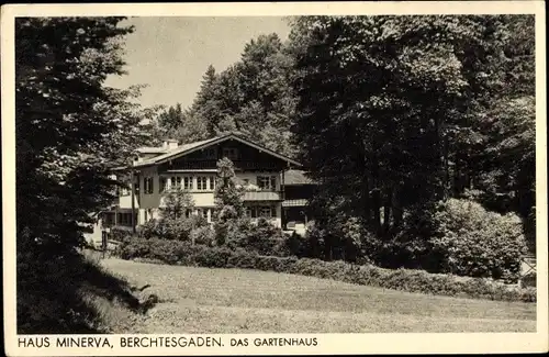 Ak Berchtesgaden in Oberbayern, Haus Minerva, Gartenhaus