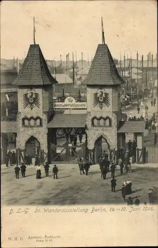 Ak Berlin, DLG 20. Wanderausstellung 14-19. Juni 1906