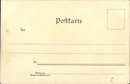 Litho Miesbach in der Region Oberland Oberbayern, Blick auf den Ort, Mann, Frauen in Volkstrachten