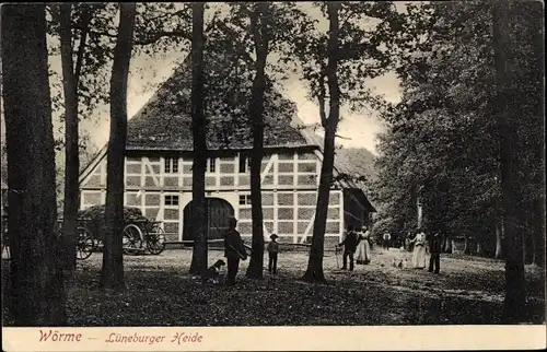 Ak Wörme Handeloh Niedersachsen, Lüneburger Heide