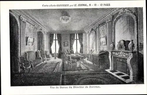 Ak Le Journal, sa fabrication, Bureau du Directeur du Journal