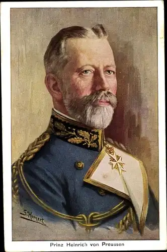 Künstler Ak Hornert, Großadmiral Prinz Albert Wilhelm Heinrich von Preußen, Portrait