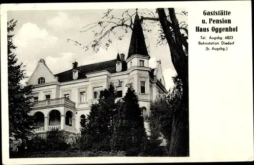 Ak Diedorf Schwaben, Gaststätte Haus Oggenhof