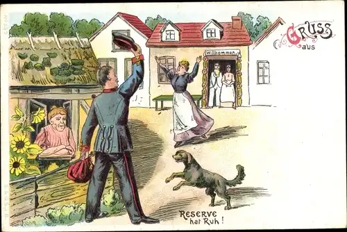 Litho Reserve hat Ruh, Reservist kehrt Heim