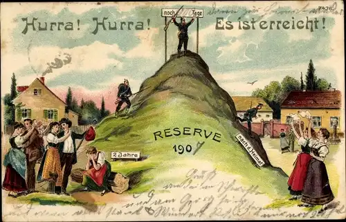 Litho Reserve 1907, Hurra es ist erreicht