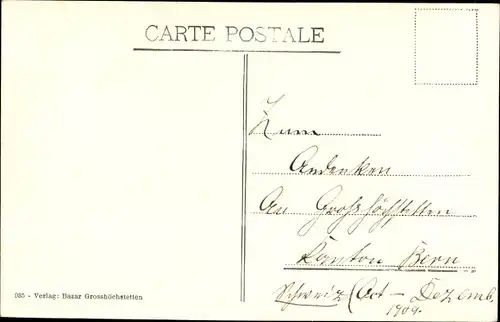 Ak Grosshöchstetten Kanton Bern, Kirche