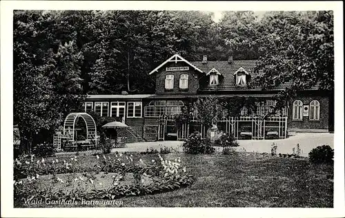 Ak Ahlefeld Bistensee in Schleswig Holstein, Waldgasthaus Baumgarten