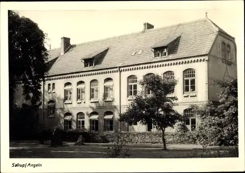 Ak Satrup Mittelangeln in Schleswig Holstein, Gebäude