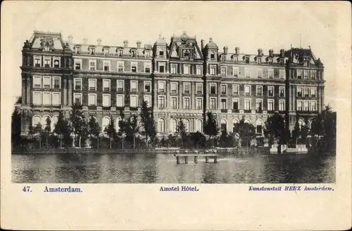 Ak Amsterdam Nordholland Niederlande, Amstel Hotel