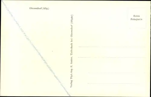 Ak Oberstdorf im Oberallgäu, Kirchstraße, Nebelhornbahn, Freibergsee, Sessellift, Totalansicht