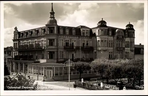 Ak Ostseebad Zinnowitz auf Usedom, Kurhaus Preußenhof