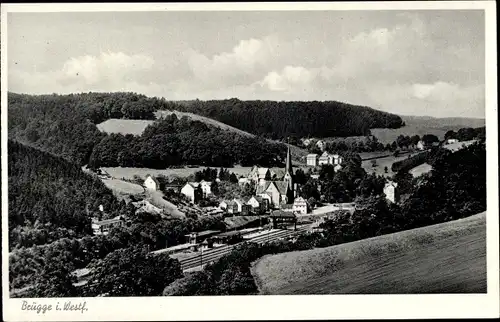 Ak Brügge Lüdenscheid in Westfalen, Panorama