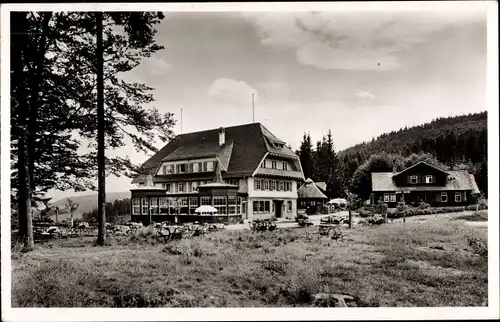 Ak Bermersbach Forbach im Schwarzwald Baden, Höhenhotel Rote Lache, Inh. Katzenbach u. Roll