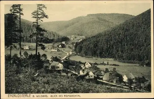 Ak Enzklösterle im Schwarzwald, Blick ins Rombachtal