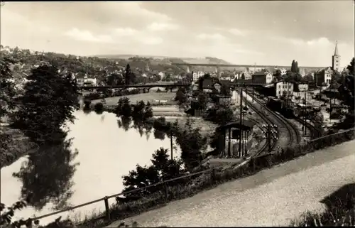 Ak Wilkau Haßlau in Sachsen, Teilansicht