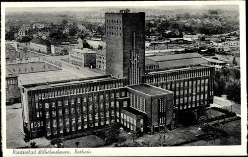 Ak Wilhelmshaven in Niedersachsen, Rathaus
