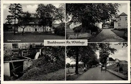 Ak Barkhausen Bad Essen in Niedersachsen, Schullandheim, Wassermühle