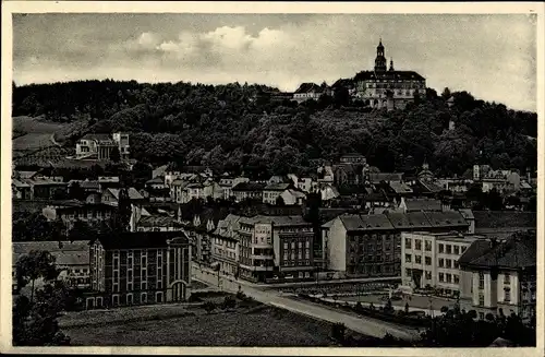 Ak Náchod Region Königgrätz, Teilansicht der Stadt