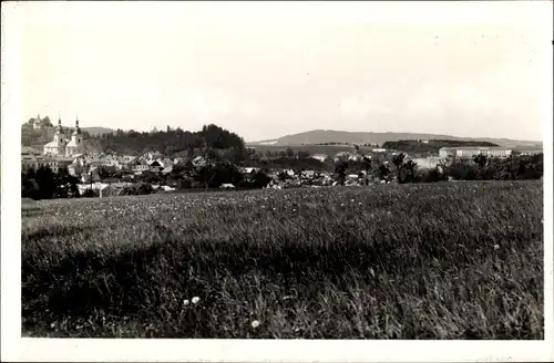 Ak Žamberk Senftenberg Pardubický kraj Region Pardubice, Panorama, Geländeausbildungsplatz 1942