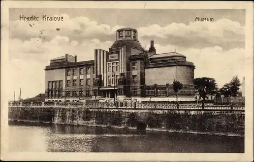 Ak Hradec Králové Königgrätz Stadt, Museum