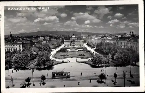 Ak Zagreb Kroatien, Panorama
