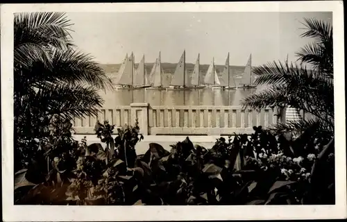 Ak Crikvenica Kroatien, Blick auf Segelboote