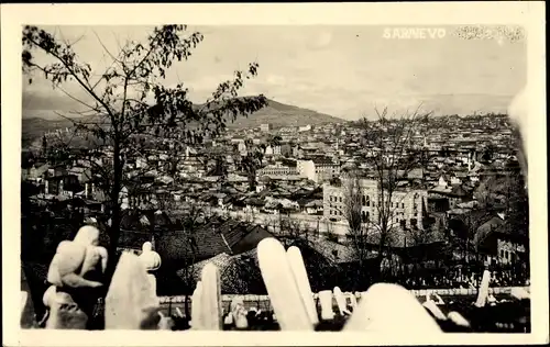 Foto Ak Sarajevo Bosnien Herzegowina, Panorama