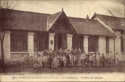 Ak Saint Trojan les Bains Ile d’Oléron Charente Maritime, Le Sanatorium, Pavillon des Garcons