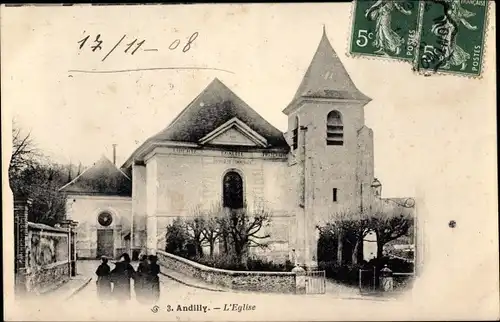 Ak Andilly Val d'Oise, L'Eglise