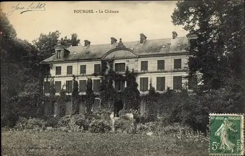 Ak Fourges Eure, Le Chateau