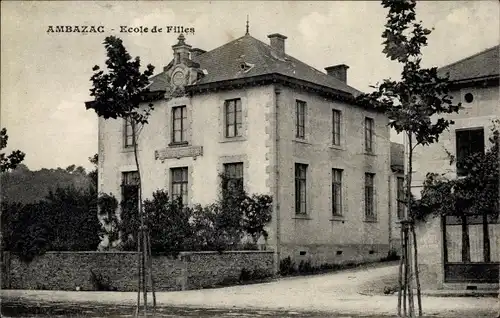 Ak Ambazac Haute Vienne, Ecole des Filles