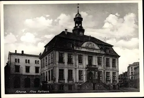 Ak Hamburg Altona, Altes Rathaus