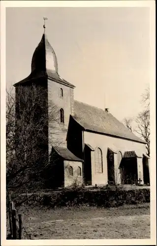 Foto Ak Krusendorf Schwedeneck in Holstein, Kirche