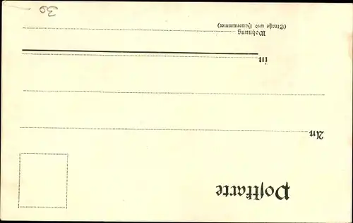 Jugendstil Künstler Ak Doepler, Emil, Stollwerck Gruppe 18, Naturgewalten No. II, Verschneit