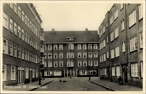 Ak Amsterdam Nordholland Niederlande, Luzacstraat