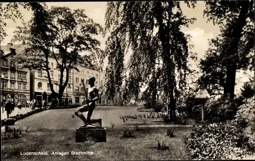 Ak Lüdenscheid im Märkischen Kreis, Anlagen Stadtmitte