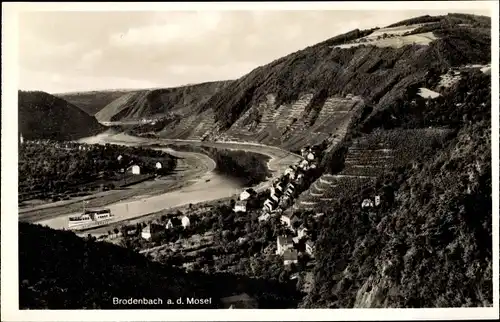 Ak Brodenbach an der Mosel, Gesamtansicht