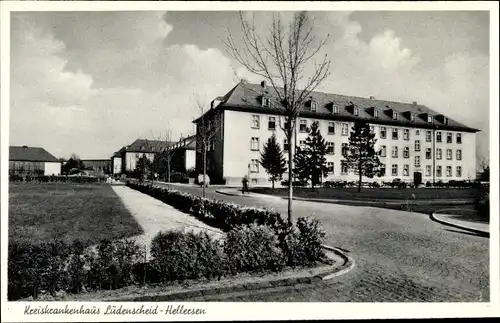 Ak Hellersen Lüdenscheid im Märkischen Kreis, Kreiskrankenhaus